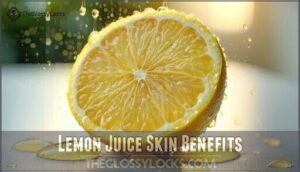 lemon juice skin benefits