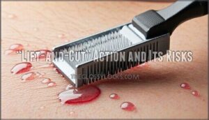 “lift-and-cut” action and its risks