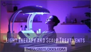light therapy and scalp treatments
