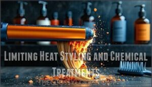 limiting heat styling and chemical treatments