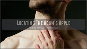 locating the adam's apple