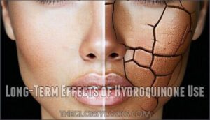 long-term effects of hydroquinone use