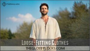 loose-fitting clothes
