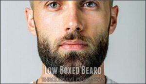 low boxed beard