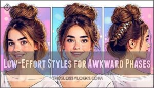 low-effort styles for awkward phases