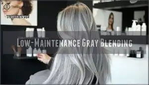low-maintenance gray blending