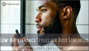 low-maintenance styles for busy schedules
