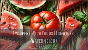 lycopene-rich foods (tomatoes, watermelon)