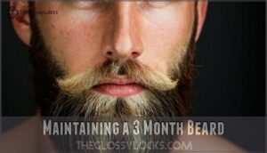 maintaining a 3 month beard