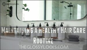 maintaining a healthy hair care routine