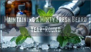 maintaining a minty fresh beard year-round