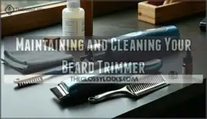 maintaining and cleaning your beard trimmer