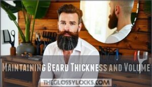 maintaining beard thickness and volume