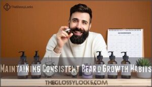 maintaining consistent beard growth habits