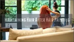 maintaining hair after hair painting