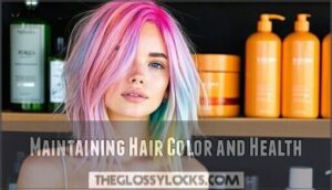 maintaining hair color and health