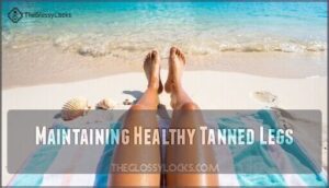 maintaining healthy tanned legs