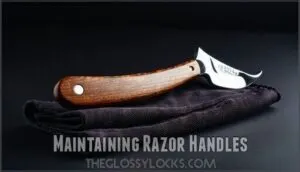 maintaining razor handles