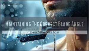 maintaining the correct blade angle maintaining the correct blade angle