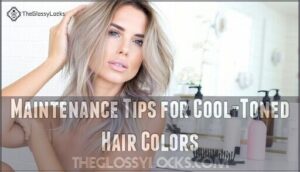 maintenance tips for cool-toned hair colors