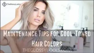 maintenance tips for cool-toned hair colors