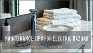 maintenance tips for electric razors
