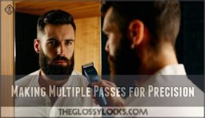 making multiple passes for precision