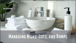 managing nicks, cuts, and bumps