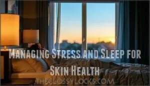 managing stress and sleep for skin health