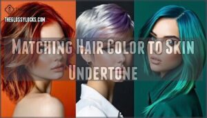 matching hair color to skin undertone