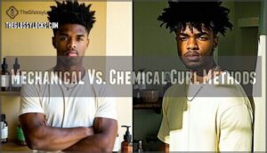 mechanical vs. chemical curl methods