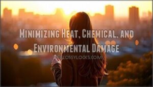 minimizing heat, chemical, and environmental damage