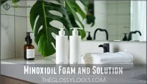 minoxidil foam and solution