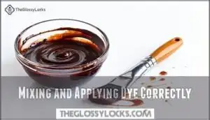 mixing and applying dye correctly