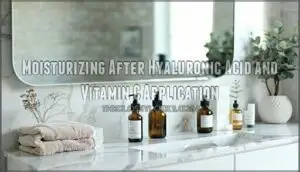 moisturizing after hyaluronic acid and vitamin c application moisturizing after hyaluronic acid and vitamin c application