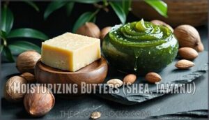 moisturizing butters (shea, tamanu)