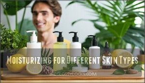 moisturizing for different skin types