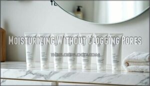 moisturizing without clogging pores