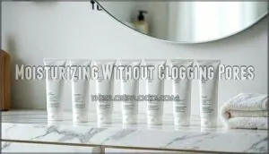moisturizing without clogging pores