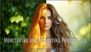 monitoring and adjusting product use