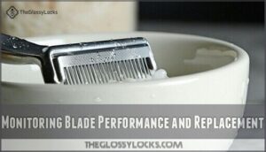 monitoring blade performance and replacement
