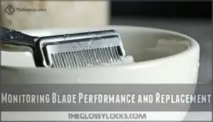 monitoring blade performance and replacement
