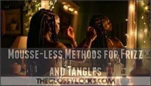 mousse-less methods for frizz and tangles