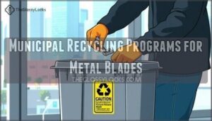 municipal recycling programs for metal blades