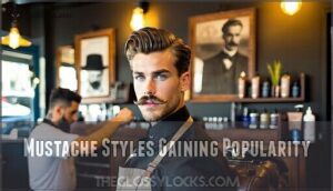 mustache styles gaining popularity