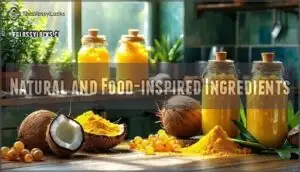 natural and food-inspired ingredients