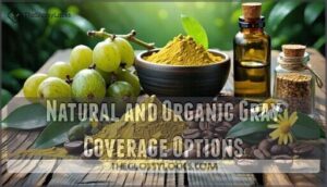 natural and organic gray coverage options