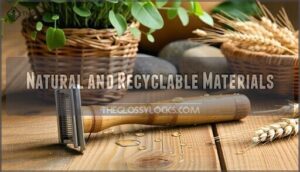 natural and recyclable materials
