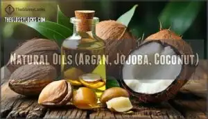 natural oils (argan, jojoba, coconut)