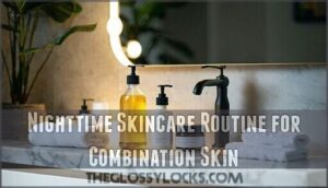 nighttime skincare routine for combination skin
